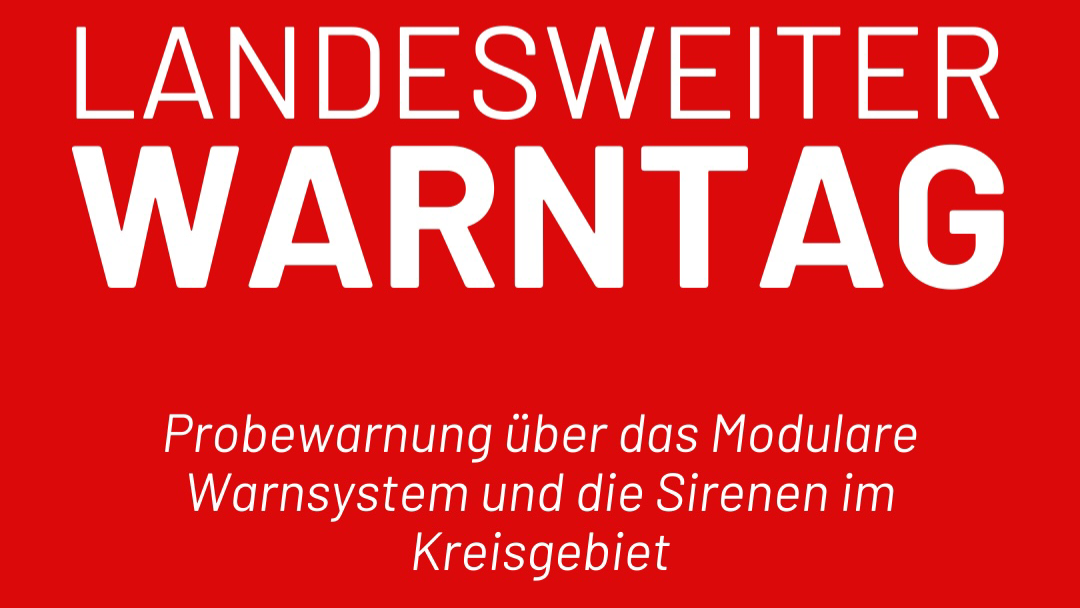 Landesweiter Warntag 2026